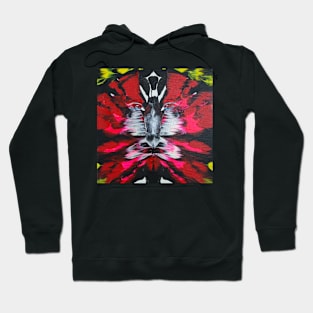 Butterfly Portrait Fiery 293 Hoodie